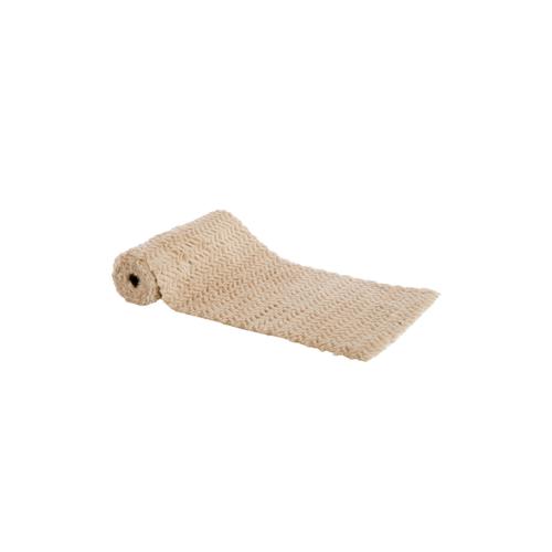Visuel 1 du produit Chemin de table en polyester camel Teddy - 300 x 30 cm