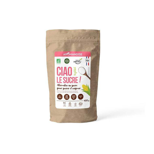 Visuel 1 du produit Sucre Xylitol bio Aromandise Ciao - 400 g