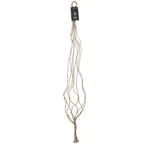 Visuel 1 du produit Suspension pour pot coloris beige en jute Knot Mica Decorations - 140 x Ø 15 cm