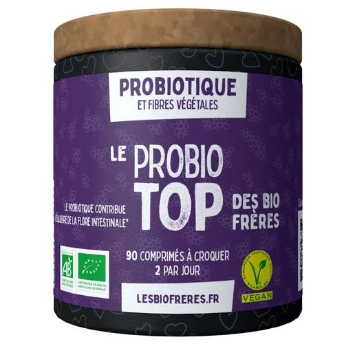 Visuel 1 du produit Probiotique et fibres végétales bio Les bio frères Le Probiotop - 90 comprimés