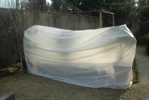 Visuel 1 du produit Housse d’hivernage géante avec zip d’ouverture/fermeture Jany - 3 x 1 x 2 m