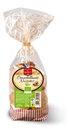 Visuel 1 du produit Croustillant aux noisettes bio Biscuits les Saules - 100 g