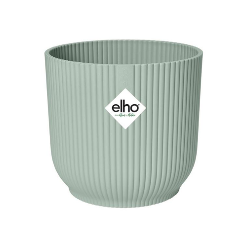 Visuel 1 du produit Cache-pot en plastique recyclé vert sorbet Elho Vibes fold rond- Ø 16 cm