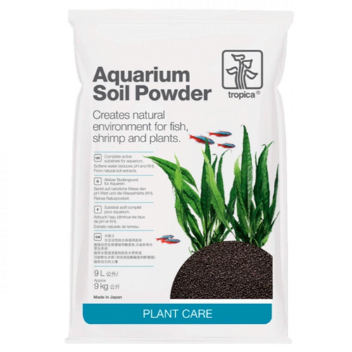 Visuel 1 du produit Substrat fin pour aquarium à croissance rapide TROPICA Soil Powder - contenance 9L / 9kg