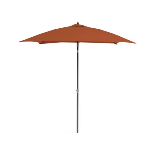 Visuel 2 du produit Parasol en aluminium droit inclinable Proloisirs Sienne - 2 x 2 m