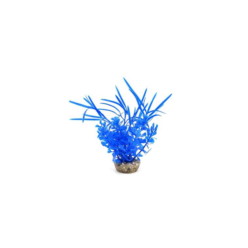 Visuel 1 du produit Herbe papillon bleue en plastique 15 cm