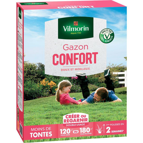 Visuel 1 du produit Gazon Confort Vilmorin - Boîte de 3 kg