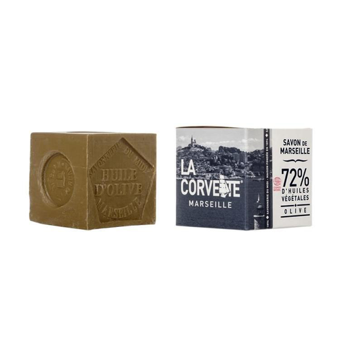 Visuel 1 du produit Cube de savon de Marseille olive Boîte 300 g