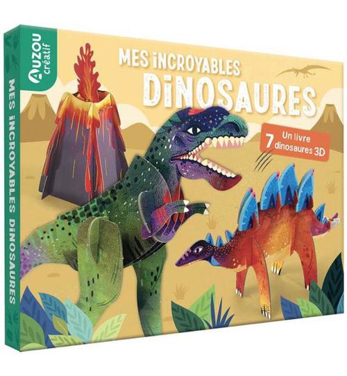 Visuel 1 du produit Livre "Mes incroyables dinosaures à construire" aux Éditions Auzou