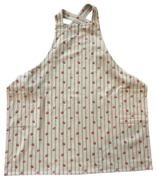 Visuel 1 du produit Tablier japonais en coton vert sauge Mirabeau - 85 x 90 cm