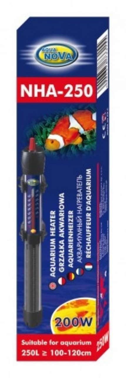 Visuel 2 du produit Chauffage aquarium 250W, efficacité élevée, AQUA NOVA