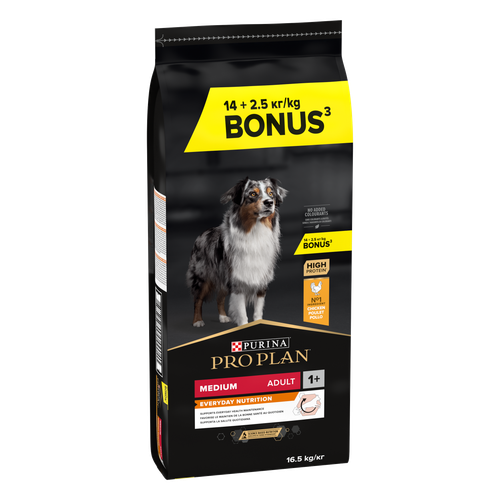 Visuel 1 du produit Croquettes pour chien chien adulte taille moyenne Proplan - 16,5 kg