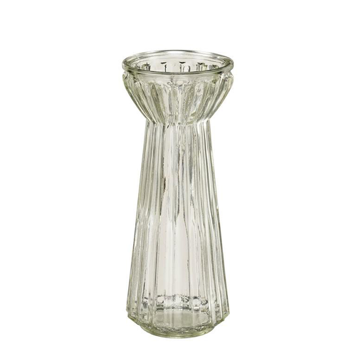 Visuel 1 du produit Vase haut en verre transparent - Ø 9,5 x H 24 cm
