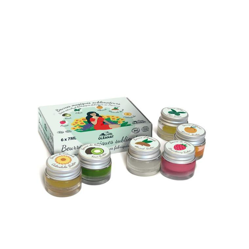 Visuel 1 du produit Étui cadeau de 6 beurres sublimateurs bio Oleanat - 6 pots