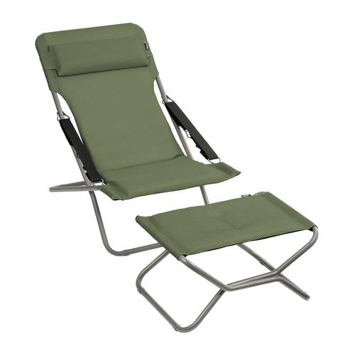 Visuel 3 du produit Transabed BeComfortÂ® Olive tube Titane Lafuma Mobilier - 66,5 x 93 x 88 cm