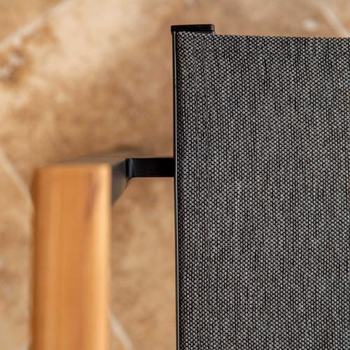 Visuel 6 du produit Fauteuil Capucine coloris gris en bois en aluminium et teck - 59 x 61 x 88 cm