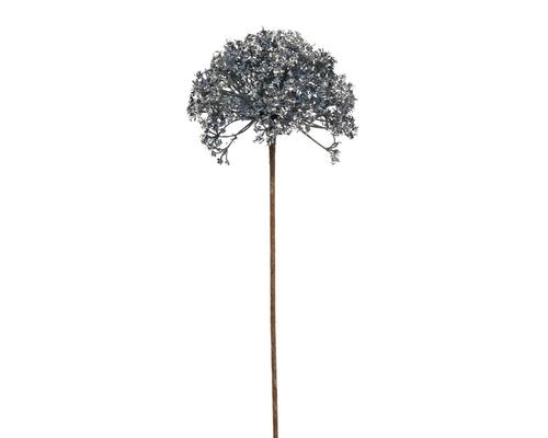 Visuel 1 du produit Tige artificielle de fleur dandelion en plastique bleu glacé - Ø 17 x H 58 cm