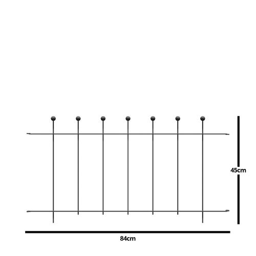Visuel 2 du produit Panneau standard aménagement extérieur Pratic coloris noir en fer - 84 x 91,5 cm