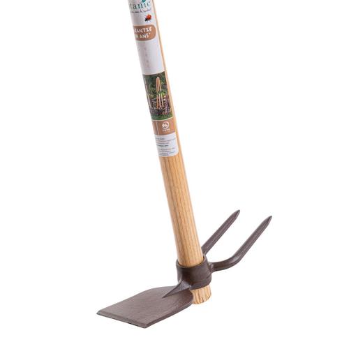 Visuel 2 du produit Grande Serfouette forgée Panne + Fourche marron