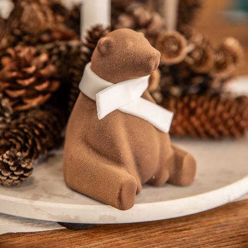 Visuel 2 du produit Ours brun garni chocolat noir Chooc - 130 g