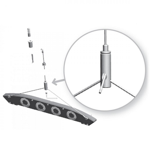 Visuel 2 du produit Kit de suspension pour rampes, spécificité Aquafit 2 - AQUA MEDIC