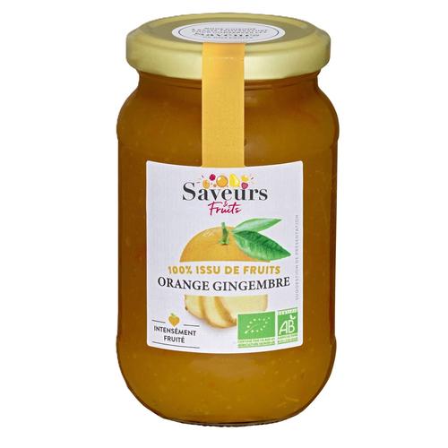Visuel 1 du produit Préparation bio 100 % fruits orange gingembre Saveurs Attitudes - 310 g