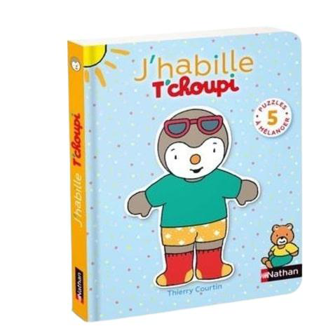 Visuel 1 du produit Le livre " J'habille t'choupi " aux Éditions Nathan