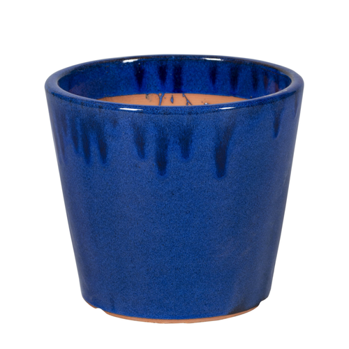 Visuel 1 du produit Pot rond en grès émaillé bleu Passion for Pottery Shangaï - Ø 27 x H 24 cm