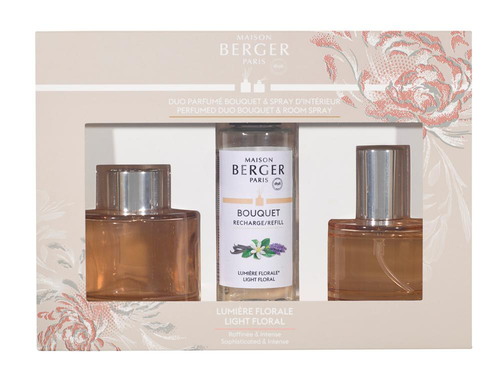 Visuel 1 du produit Duo mini spray Ophélia senteur lumière florale Maison Berger Paris - 90 x 50 ml