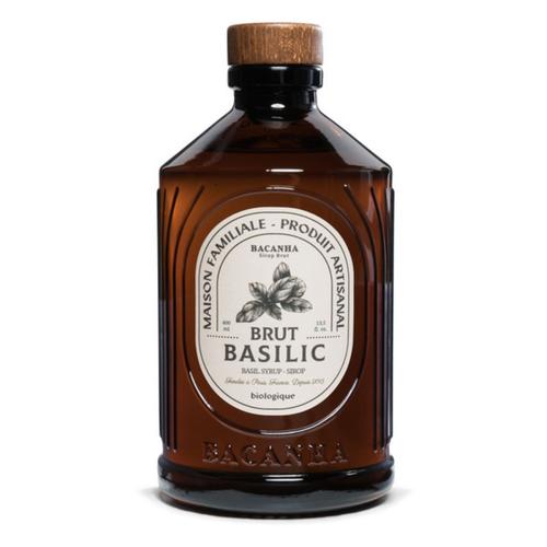 Visuel 1 du produit Sirop brut de basilic bio Bacanha - 400 ml