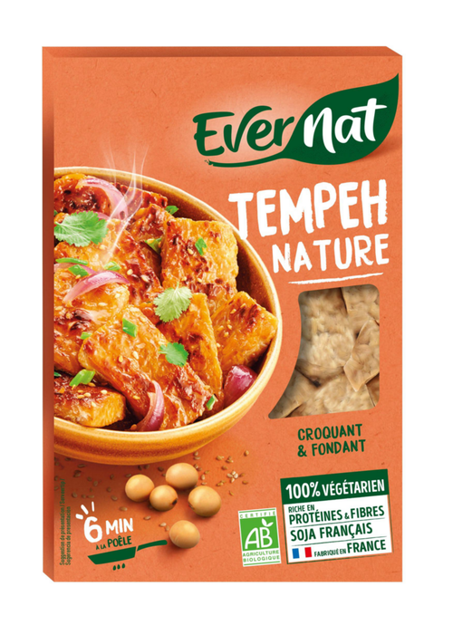 Visuel 1 du produit Tempeh nature bio Evernat - 170 g