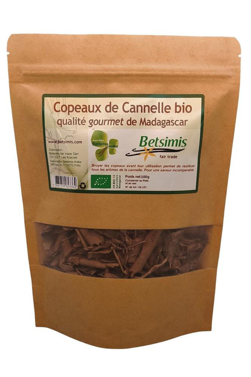 Visuel 2 du produit Cannelle bio de Madagascar en copeaux Betsimis - 100 g