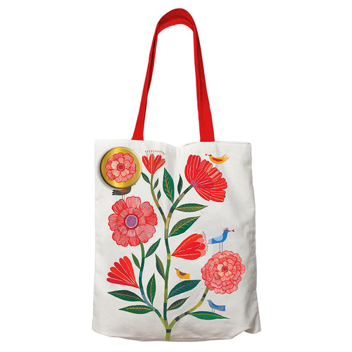 Visuel 1 du produit Sac tote bag Cartesdart Pivoines - 34 x 42 cm