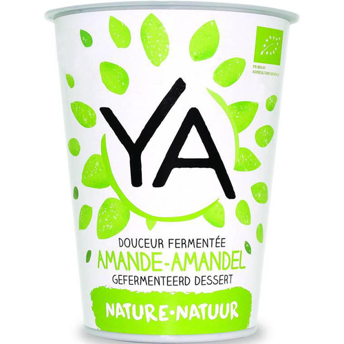 Visuel 1 du produit Dessert végétal fermenté au lait d’amande nature en pot Ya - 400g