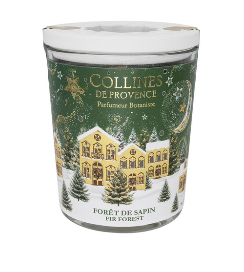 Visuel 1 du produit Bougie parfumée cire végétale Forêt de sapin Collines de Provence - 180 g