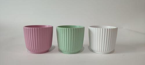 Visuel 1 du produit Cache-pot baby veludo coloris multicolore - Ø 7 cm x 6,5 cm