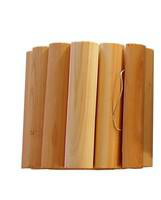 Visuel 2 du produit Bordure rouleau ½ rondin en bois de mélèze naturel FSC naturel huilé Robin Hood - 150 x 20 cm