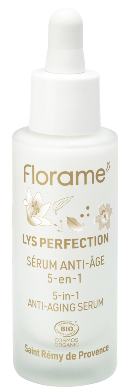 Visuel 1 du produit Sérum anti-âge 3 en 1 Florame gamme Lys perfection - 30 ml