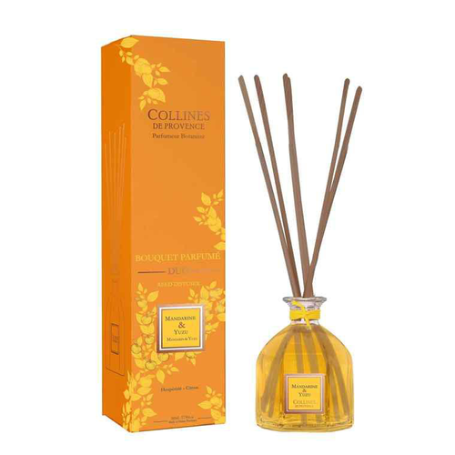 Visuel 1 du produit Bouquet parfumé senteur mandarine yuzu Collines de Provence - 500 ml