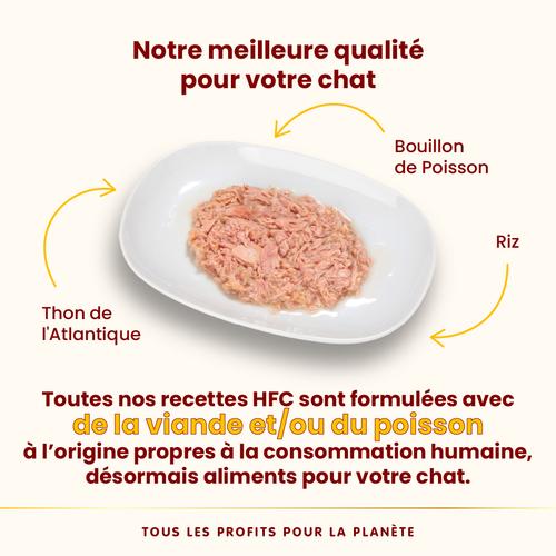 Visuel 3 du produit Pâtée pour chat HFC Natural au thon de l'Atlantique Almo Nature - 70 g
