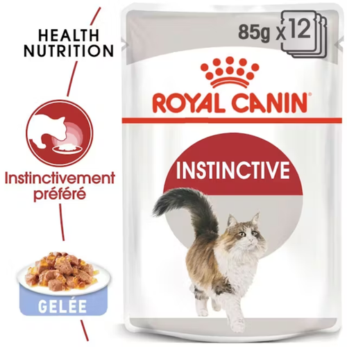 Visuel 2 du produit Pâtées pour chat adulte émincés en sauce Royal Canin Instinctive - 12 x 85 g