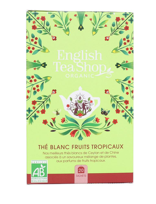 Visuel 1 du produit Thé blanc fruits tropicaux bio EnglishTea - 20 sachets