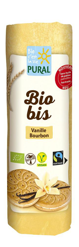 Visuel 1 du produit Biscuit Biobis vanille bio Pural - 320 g