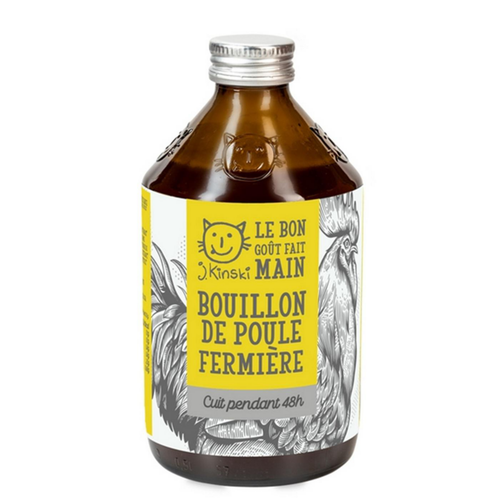 Visuel 1 du produit Bouillon de poules fermières bio J. Kinski - 525 ml