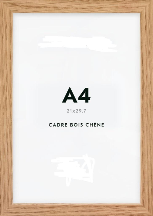 Visuel 1 du produit Cadre en bois de chêne - 30 x 40 cm