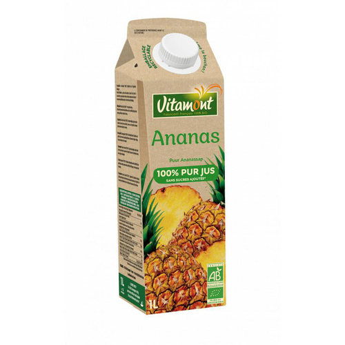 Visuel 1 du produit Pur jus d’ananas bio - 1 L