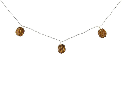 Visuel 1 du produit Guirlande décorative extérieure micro LED blanc chaud - 270 x 10 cm