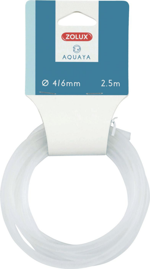 Visuel 1 du produit Tuyau air souple pour aquarium eau de mer en silicone coloris transparent Zolux - 2,50 M 4/6 mm