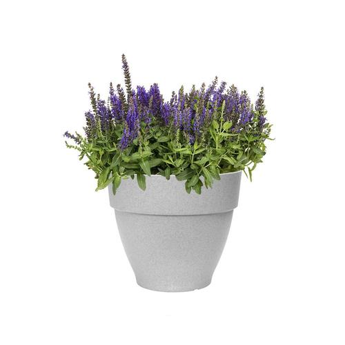 Visuel 4 du produit Pot rond en plastique injecté coloris living ciment Elho Vibia Campana - Ø 20 x 17 cm