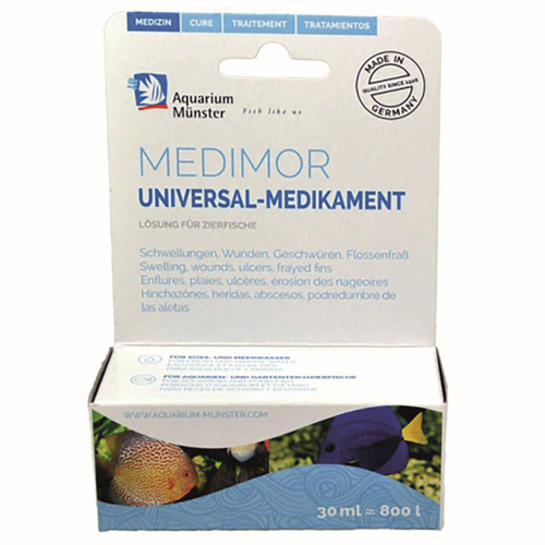 Visuel 1 du produit Médicament universel pour aquarium Dewerse Medimor Spectre Large - 30 ml